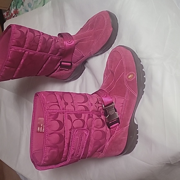 Coach boots hot pink - Picture 1 of 10